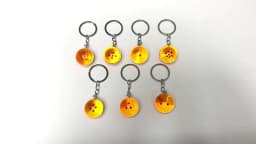 Japanese Cartoon Dragon Ball Keychain Figurine Toy Key Ring Pendant Car Keychain Gift Accessory