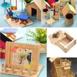 50/100/150Pcs 10cm Wooden Resin Epoxy Stirring Stick Popsicle Ice Cream Stick Handmade Tool DIY Home Art Classroom Supplies