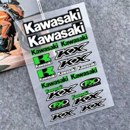 For Kawasaki Stickers Moto Sticker Auto Body Bumper Windows Motorcycle Laptop Walls Vinyl Decal Car Tuning Accessories