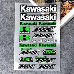 For Kawasaki Stickers Moto Sticker Auto Body Bumper Windows Motorcycle Laptop Walls Vinyl Decal Car Tuning Accessories