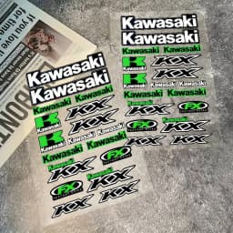 For Kawasaki Stickers Moto Sticker Auto Body Bumper Windows Motorcycle Laptop Walls Vinyl Decal Car Tuning Accessories