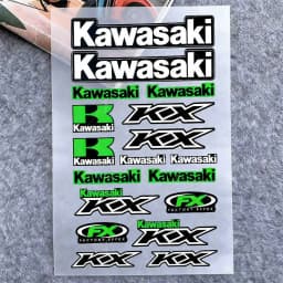 For Kawasaki Stickers Moto Sticker Auto Body Bumper Windows Motorcycle Laptop Walls Vinyl Decal Car Tuning Accessories