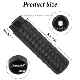 Bicycle Anti Skid Pegs Lead Foot For BMX Bike Fit 3/8'' Axle Footrest-Lever Bike Pegs Aluminum Alloy Bicycle Accessories