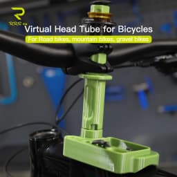 RRSKIT Virtual Head Tube For Bicycle Apply To Road Mountain Bike Gravel Cycling Ultralight Virtual Head Tube Bicycle Repair Tool