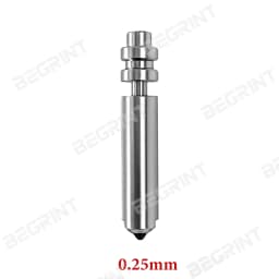 For Anycubic Kobra X/Kobra 4 Hot End Nozzle 0.2/0.6/0.8/0.4mm Heatbreak KX One-Piece Hotend Bimetal Nozzles 3D Printer Parts