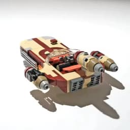 Creative MOC Land Blimp Puzzle Model Classic Movies Building Blocks Ornaments Toys DIY Educational Holiday Gift 305PCS