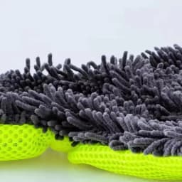1/2Pcs Car Wash Gloves Microfiber Wipe Car Sponge Scratch Free Car Wash Cleaning Coral Velvet Double-Sided Cleaning Tool