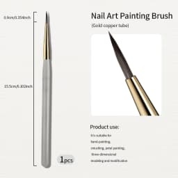 Art Painting Brush Acrylic Lines Pen Stripes Grid Flower Butterfly Drawing Watercolor Brushes DIY Design Manicure Tools