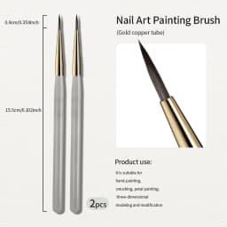 Art Painting Brush Acrylic Lines Pen Stripes Grid Flower Butterfly Drawing Watercolor Brushes DIY Design Manicure Tools