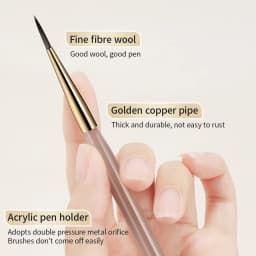 Art Painting Brush Acrylic Lines Pen Stripes Grid Flower Butterfly Drawing Watercolor Brushes DIY Design Manicure Tools