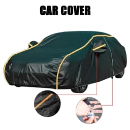 S-XLarge Waterproof 6 Layer Car Cover Heavy Duty Cotton Lined UV Protection UK