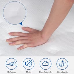Single/Small Double/Double/King Size 10.24" Pocket Spring Mattress-in-a-Box | Medium-Firm Support | Motion Control & Pressure Re