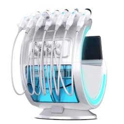 Hydrofacial 7 In 1 Professional Portable Dermabrasion Smart Ice Blue Facial Treatment Machine Latest Skin Rejuvenation Device.