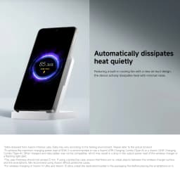 Xiaomi 50W Wireless Charging Stand Pro, High-efficiency Fast Charging Highly Compatible Quiet Heat Dissipation Safe and Reliable