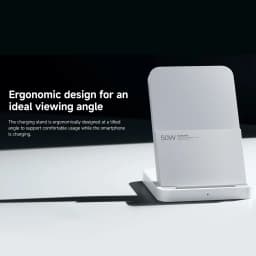 Xiaomi 50W Wireless Charging Stand Pro, High-efficiency Fast Charging Highly Compatible Quiet Heat Dissipation Safe and Reliable