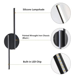 LED Wall Lamp,Modern Indoor Wall Light 16W 1800LM 3000K Ceiling Light,Wall Sconces For Living Room Hall Hallway Staircase