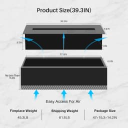 3D Atomizing Fireplace For Living Room Multi-color Fake Flame Electronic Fireplace Home Remote Control Water Steam Fireplace
