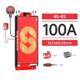 Daly Smart Active BMS 4s LiFePO4 8s 24V 16s 100A 150A 40A 60A 200A 12V 48V LiFePO4 1A Active Balance with UART RS485 WiFi Key