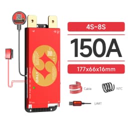 Daly Smart Active BMS 4s LiFePO4 8s 24V 16s 100A 150A 40A 60A 200A 12V 48V LiFePO4 1A Active Balance with UART RS485 WiFi Key