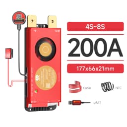 Daly Smart Active BMS 4s LiFePO4 8s 24V 16s 100A 150A 40A 60A 200A 12V 48V LiFePO4 1A Active Balance with UART RS485 WiFi Key