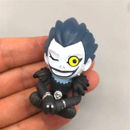 In-stock kawaii Shoulder-to-Shoulder anime death note Light Yagami Amane Misa Ryuk sitting waiting ornaments collection figures