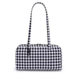 Nylon Tote Bag Bowler Bag Women Shoulder Purse with Keychain Clip, Lightweight Zipper Handbag Daily Work Travel Gym Gift for Mum