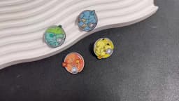 4pcs Kawaii Japanese Cartoon Enamel Pins Anime Style Metal Brooches Aesthetic Backpack Decor Badges Fan Collectible Accessories