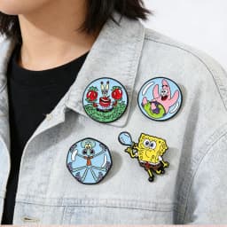 4pcs Kawaii Japanese Cartoon Enamel Pins Anime Style Metal Brooches Aesthetic Backpack Decor Badges Fan Collectible Accessories
