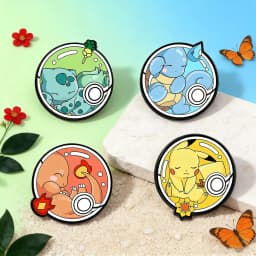 4pcs Kawaii Japanese Cartoon Enamel Pins Anime Style Metal Brooches Aesthetic Backpack Decor Badges Fan Collectible Accessories