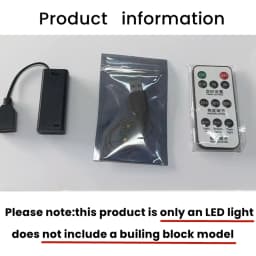 BYB LED Light Set 21357 Suitable for Luxo Jr. Building Blocks Bricks DIY Lamp Toys(Not Include Building)