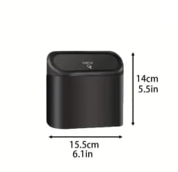 Car Trash Can (with Lid) Contains 1/2/3 Garbage Bags, Small Car Trash Can, Leak-proof Mini Car Accessories