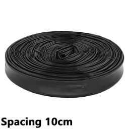 50/100m Drip Tape 16mm PE Tubing Spacing 10-40cm for Garden Greenhouse Watering Farm Agricultural Irrigation Soaker Hose Dripper