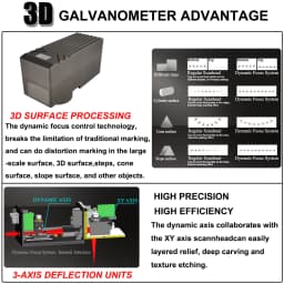 300W 3D JPT Mopa Fiber Laser Marking Cutting Machine 3 Axis Laser Engraver for All Metal Jewelry 200W 100W Deep Laser Marking