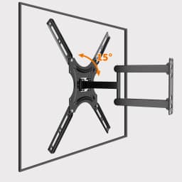 TV Wall Mount Bracket For 17-55inch TV Retractable Arms Swivel Tilt Extension Rotation TV Stand Expansion Bracket