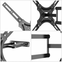 TV Wall Mount Bracket For 17-55inch TV Retractable Arms Swivel Tilt Extension Rotation TV Stand Expansion Bracket