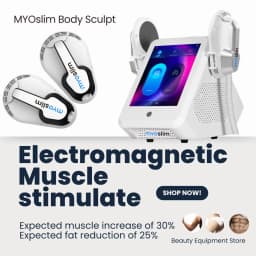 MYOslim EMS Body Slim Sculpt Muscle Stimulate Fat Removel Machine 6500W Hi-emt RF Weight Lose Portable Electromagnetic