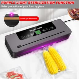BRIEFNESS 6-in-1 Automatic Vacuum Sealer with Cutter, 6 Modes & 10 Bags for Meat, Vegetables, Snacks, Dry/Wet Food Preservation
