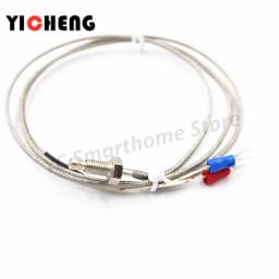 1 M / 2 M / K / E Screw Type M6 / M8 Thermocouple Control Screw Probe Temperature Controller 0-400C/ 0-800C Sensor Probe