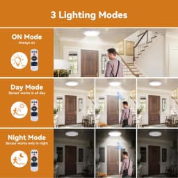 Ceiling Light Motion Sensor LED Type-C Rechargeable Magnetic Lamp Wireless Wall Lamp Remote LED Night Light Wardrobe Bedroom