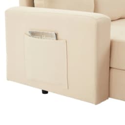 L-Shaped Couch Sofa with Storage,3 Seater Corner Sofa with USB, LED lights,Sofa Couches with side pockets