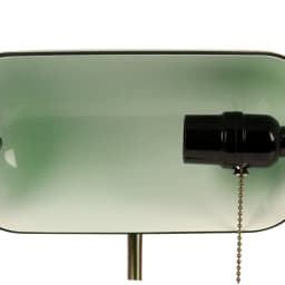 Green Glass Lamp Shade Desk Lamp Banker Lamp Pull Chain Switch Table Lamp Classic Table Lamp