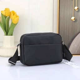 Casual Style Crocodile Pattern Fashionable Design 4 Colors Minimalist Men's Handbag Personal Shoulder Bag
