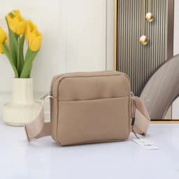 Casual Style Crocodile Pattern Fashionable Design 4 Colors Minimalist Men's Handbag Personal Shoulder Bag