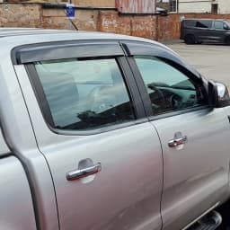 Window Visor For Ford Ranger T6 T7 T8 T9 Wildtrak Smoke Black Window Deflector Sun Rain Guards Car Accessories Double Cab