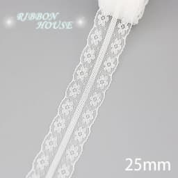 (5 Yards/Roll) White Lace Fabric Webbing Decoration Packing Material Roll Wholesale