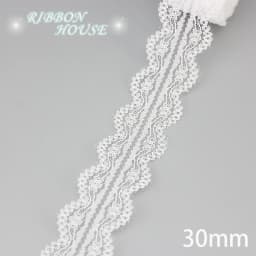 (5 Yards/Roll) White Lace Fabric Webbing Decoration Packing Material Roll Wholesale