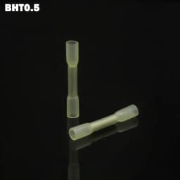 10/100Pcs Heat Shrinkable Cable Terminal Tube BHT0.5 BHT1.25 BHT2 BHT5 AWG22-10 Waterproof Butt Crimp Copper Insulated Connector