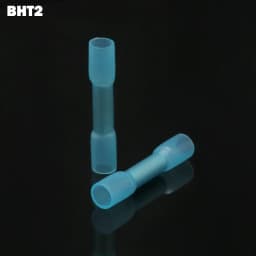 10/100Pcs Heat Shrinkable Cable Terminal Tube BHT0.5 BHT1.25 BHT2 BHT5 AWG22-10 Waterproof Butt Crimp Copper Insulated Connector