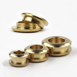 2pcs Solid Brass Screw Back Eyelets with Washer Grommets Leather Craft Accessory for Bag Garment Shoe Clothes Jeans Decoration