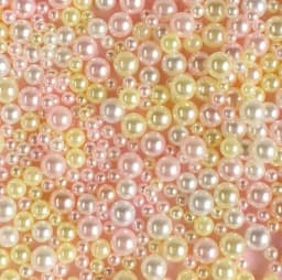 3/4/5mm Mixed ABS Round Imitation Pearls Loose Beads No Hole for DIY Garment Clothing Shoes Beads Accessories Supplies 10g